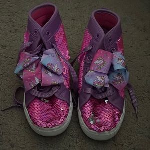 Jojo siwa sneakers used girls 3